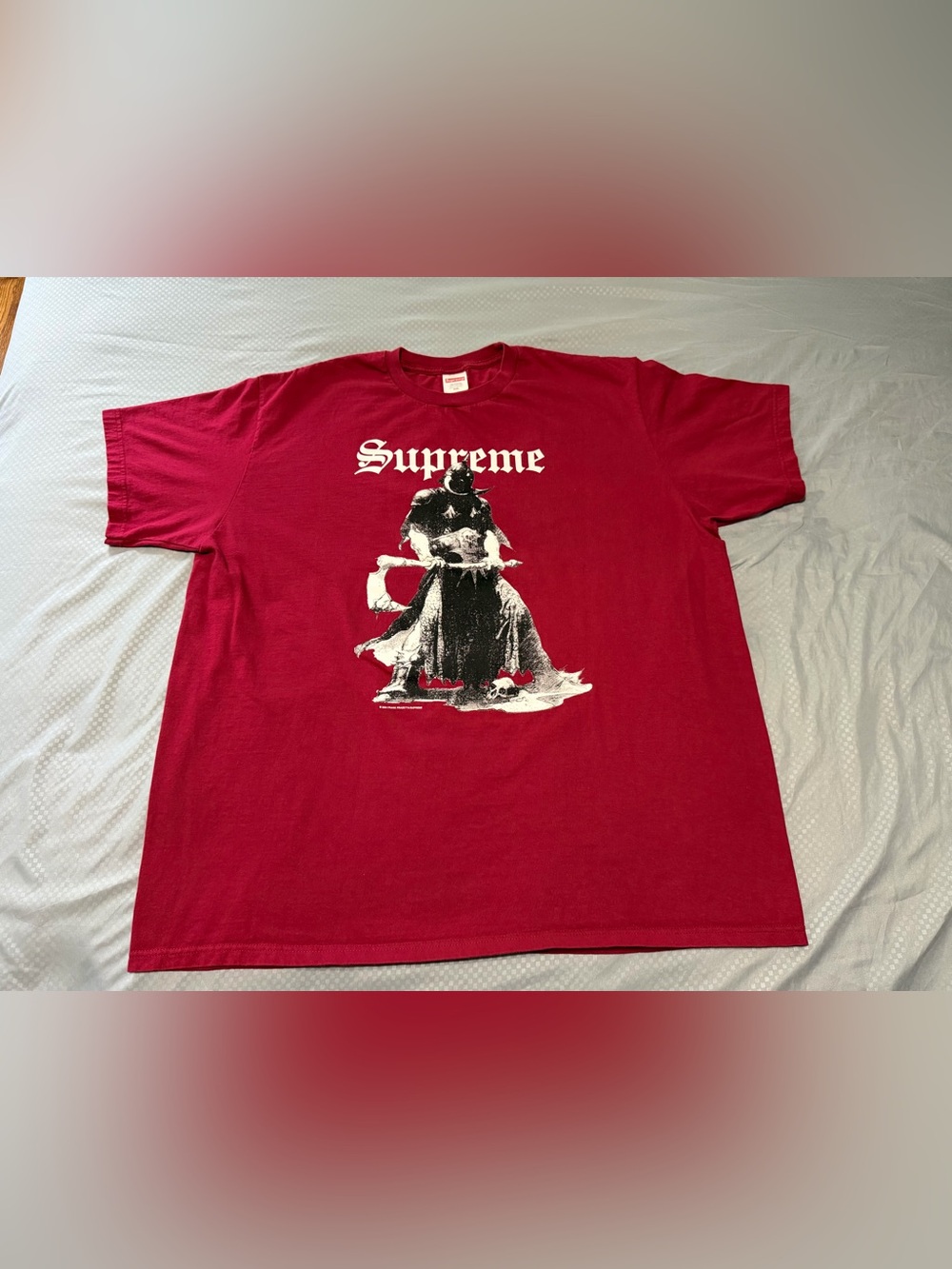 Size XXL - Supreme Frank Frazetta Destruction Tee Red Graphic Mens  T-Shirt